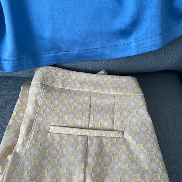 🇮🇹 $150 Patrizia Pepe IT40 (XS/S) cropped pants jacquard LIKE NEW - Picture 8 of 8